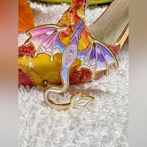 Colorful Dragon Enamel Pin